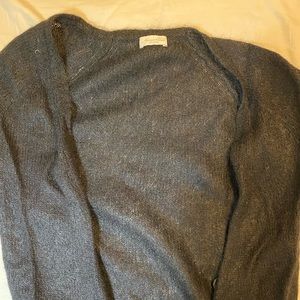 Mohair black cardigan